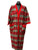 Red & Gray African Robe
