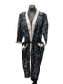 White & Black African Robe