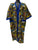 Blue & Olive African Robe
