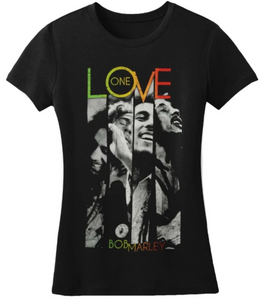 Bob Marley One Love Black Women’s T-Shirt