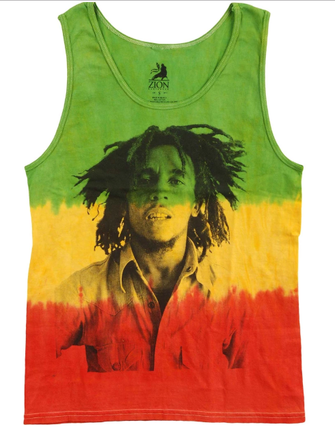 Bob Marley Portrait Rasta Men’s Tank – One Love Reggae Store