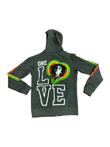 Bob Marley One Love Heart Women's Hoodie