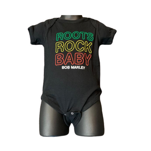 roots, rock, baby infant & toddler onesie