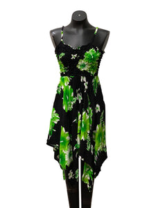 Green Floral Culture Dress