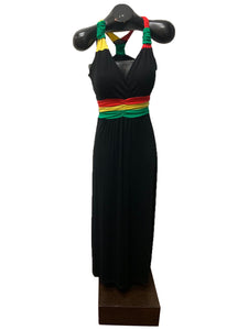 Rasta Dress Horizontial Stripes